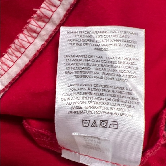 NWOT Style and Company Vibrant Red Denim/Twill Jacket XL - Picture 5 of 10